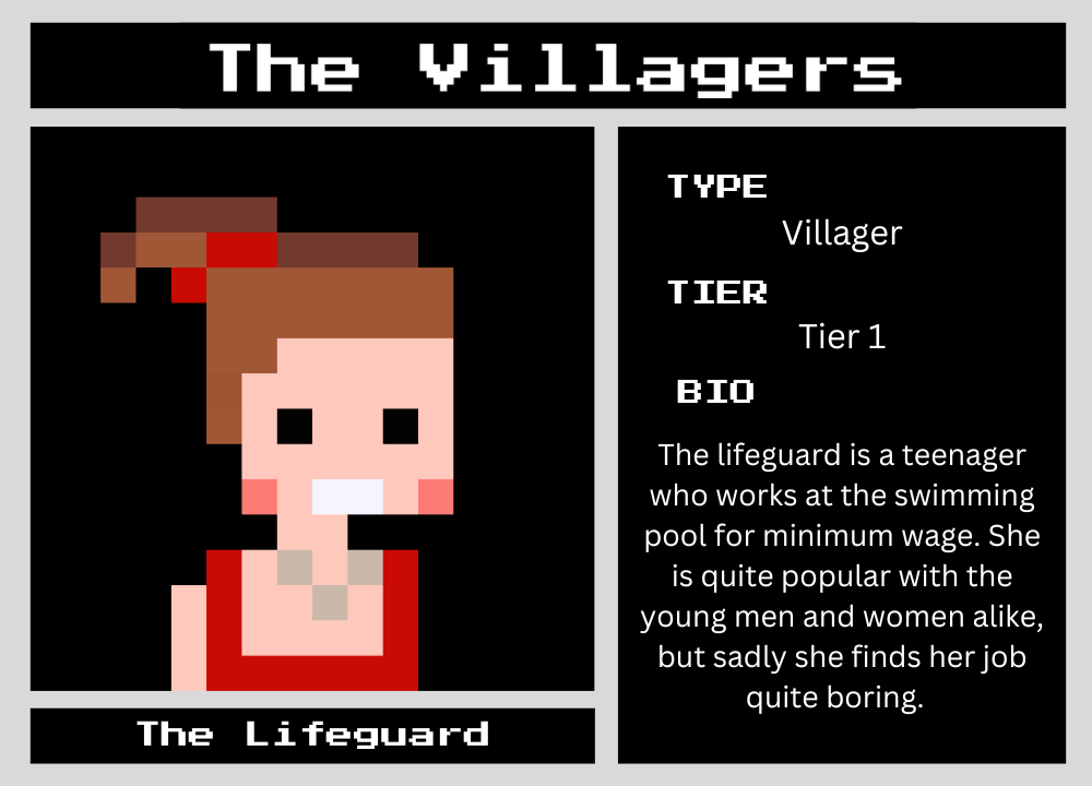 The Lifeguard biography card